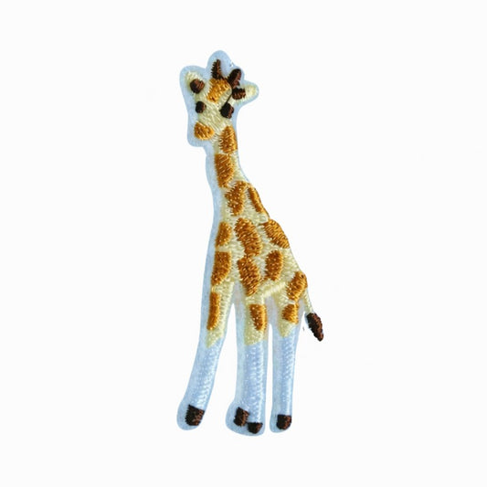 Mini Giraffe Embroidered Iron On Patch