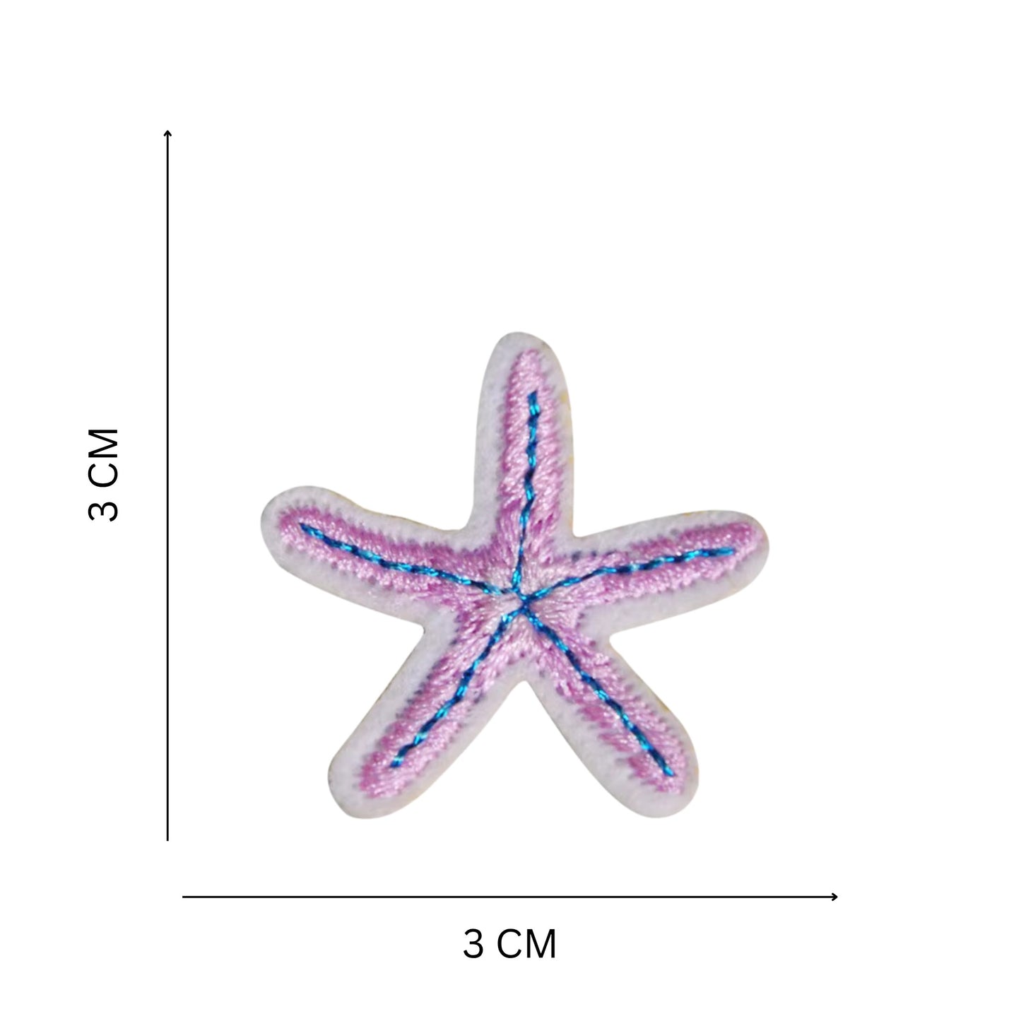 Mini Embroidered Self-Adhesive Patches – Cute Summer & Beach Designs