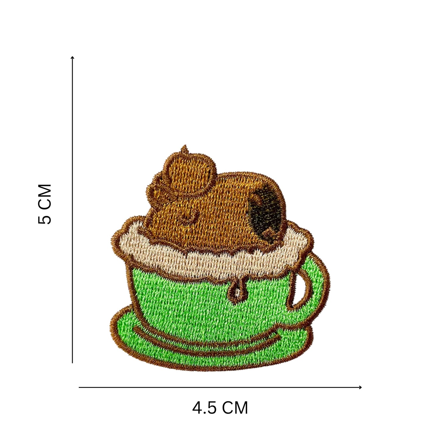 Velvet Texture Capybara Iron-On & Self-Stick Patches – Cute Animal Appliques for T-Shirts, Hoodies & Hats