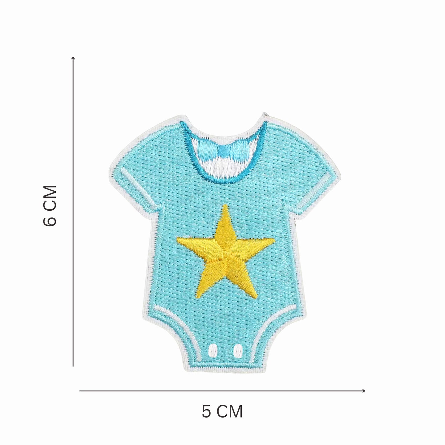 Nursery Dreams Embroidered Iron On Patch Set - Pastel Blue