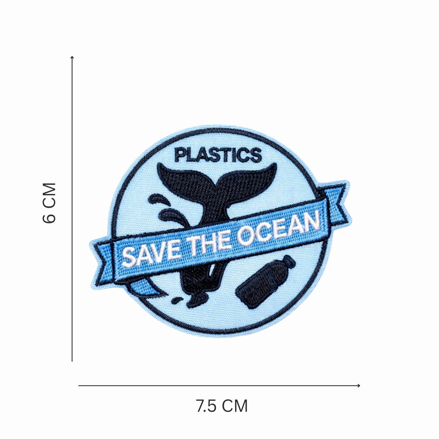 Save the Ocean Iron-On Patch Set