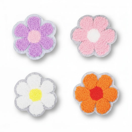 Cute Flower Iron On Patches for Clothes & Accessories