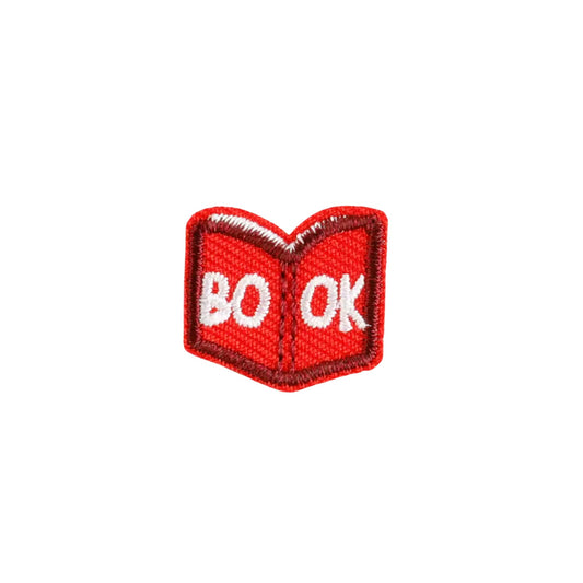 Mini Book Embroidered Iron On Patch for Backpacks, Clothes & Accessories