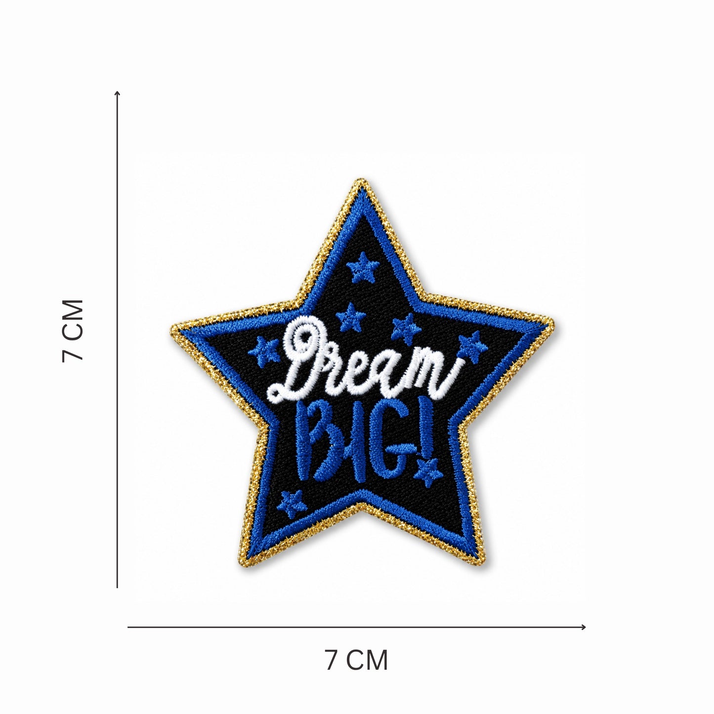Dream Big Graduation Iron On Patch Set - Blue