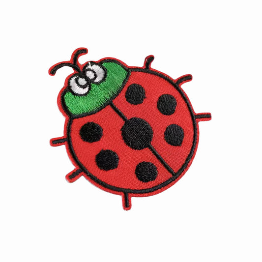 Ladybug Embroidered Iron On Patch