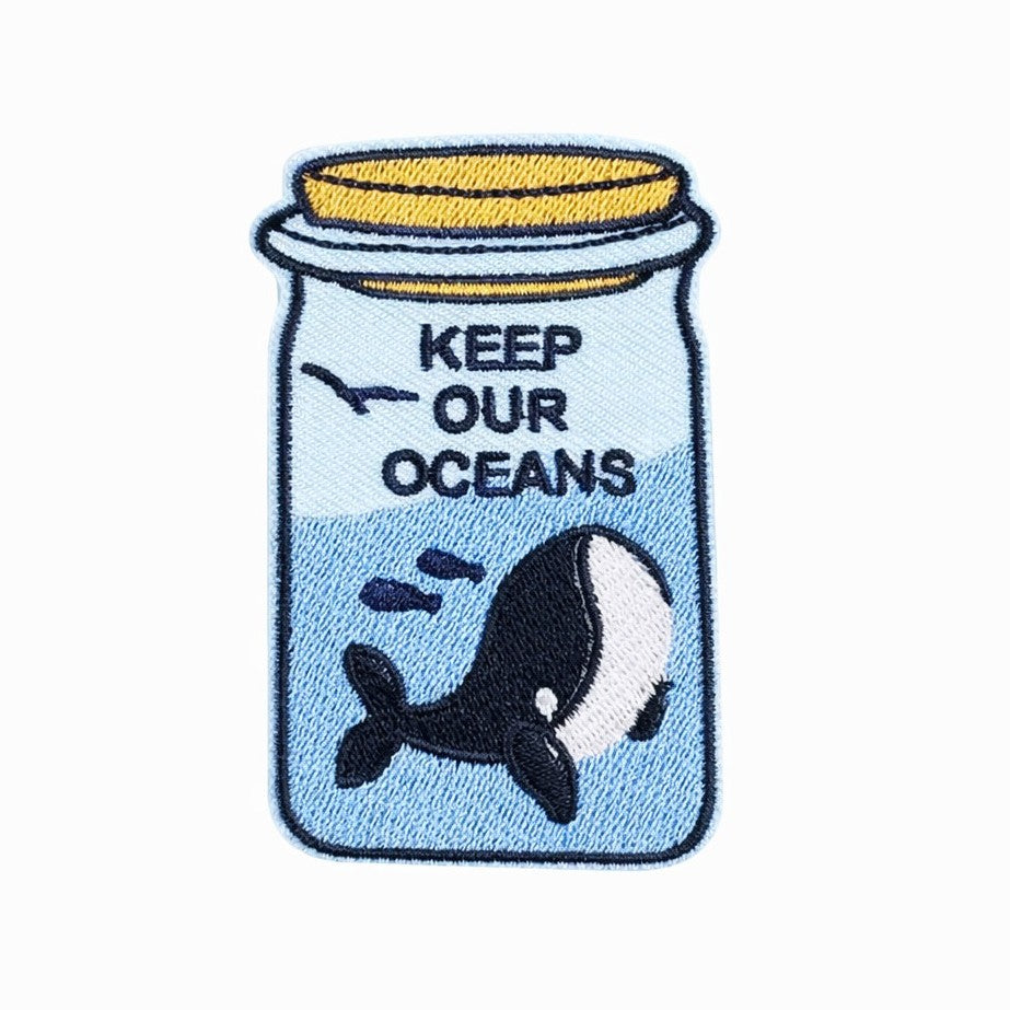 Save the Ocean Iron-On Patch Set