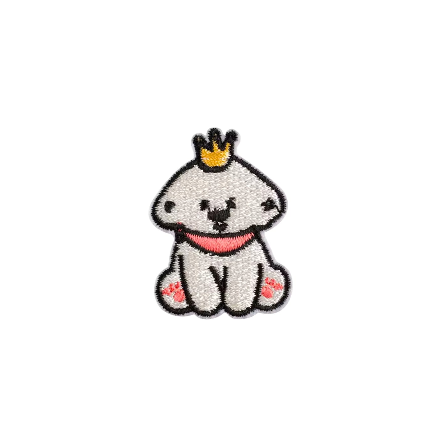 Mini Dog Embroidered Iron On Patch for Clothes, Backpacks & Accessories