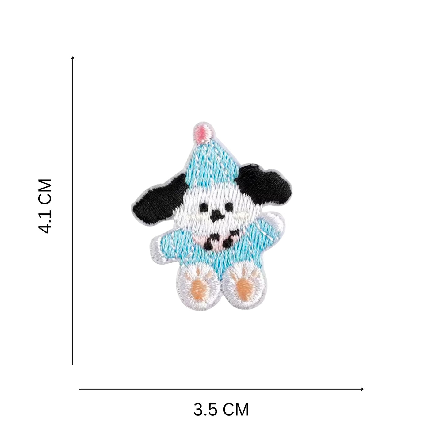 Mini Dog Embroidered Iron On Patch for Kids Wear, Backpacks & DIY Crafts