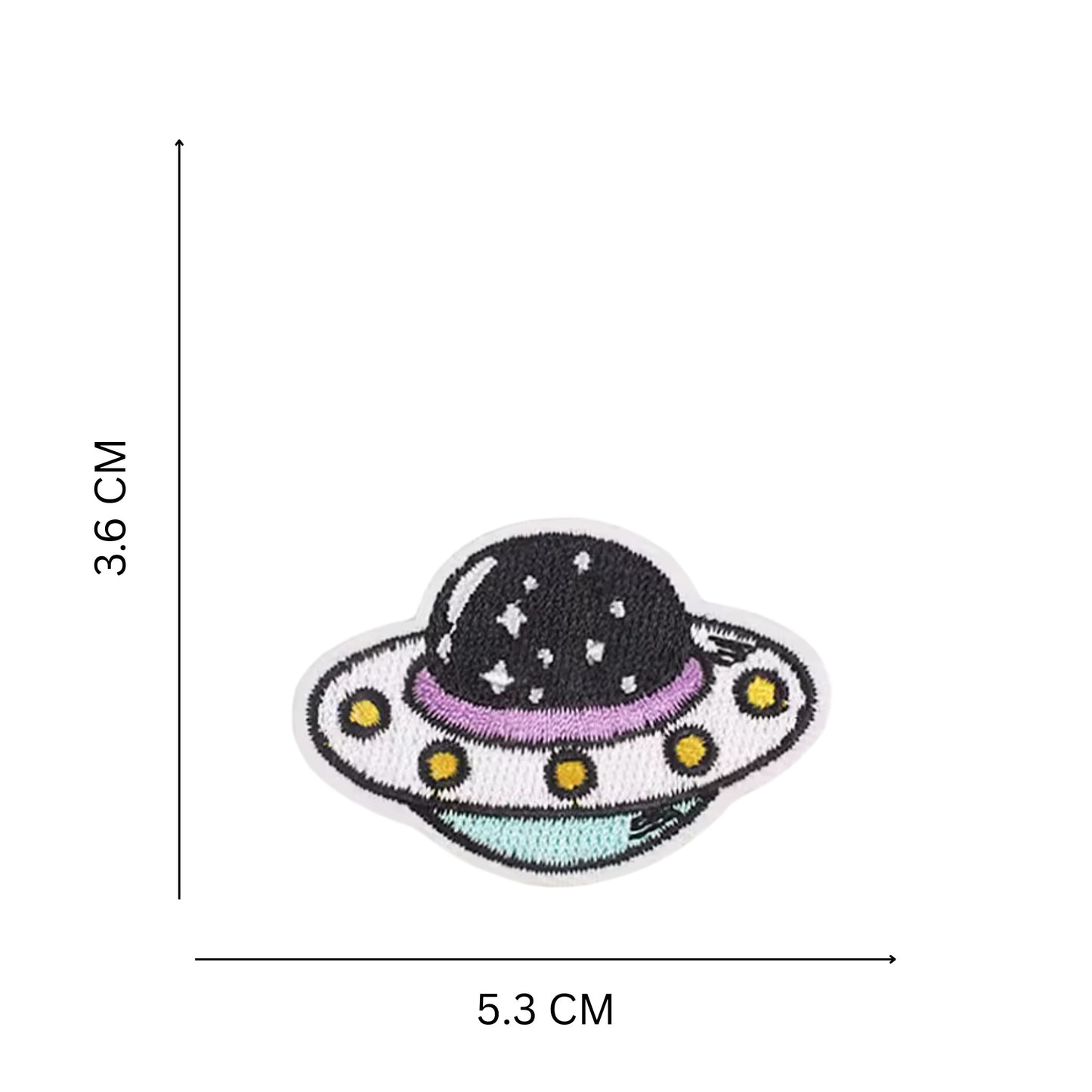 Galaxy Adventure Embroidered Iron On Patches - Pack Of 22