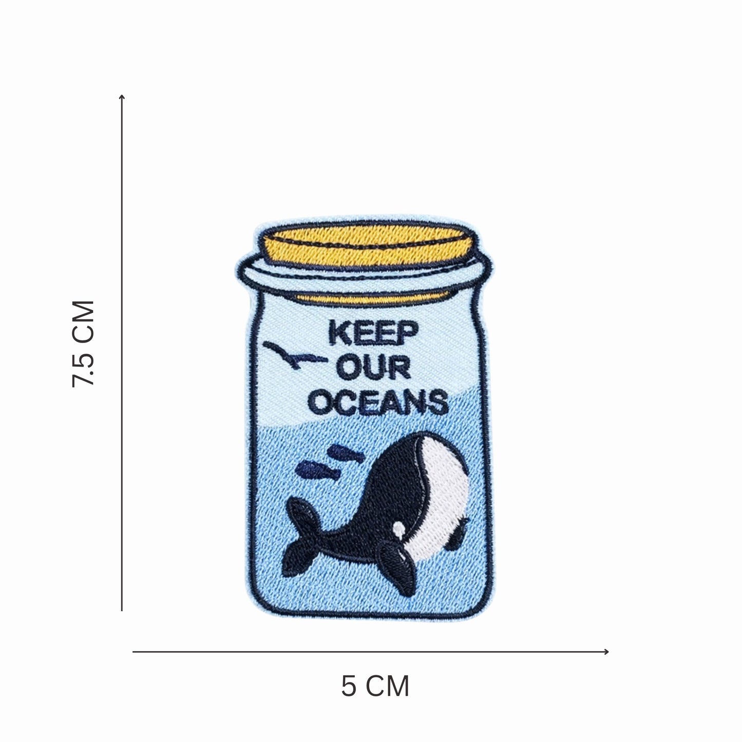 Save the Ocean Iron-On Patch Set