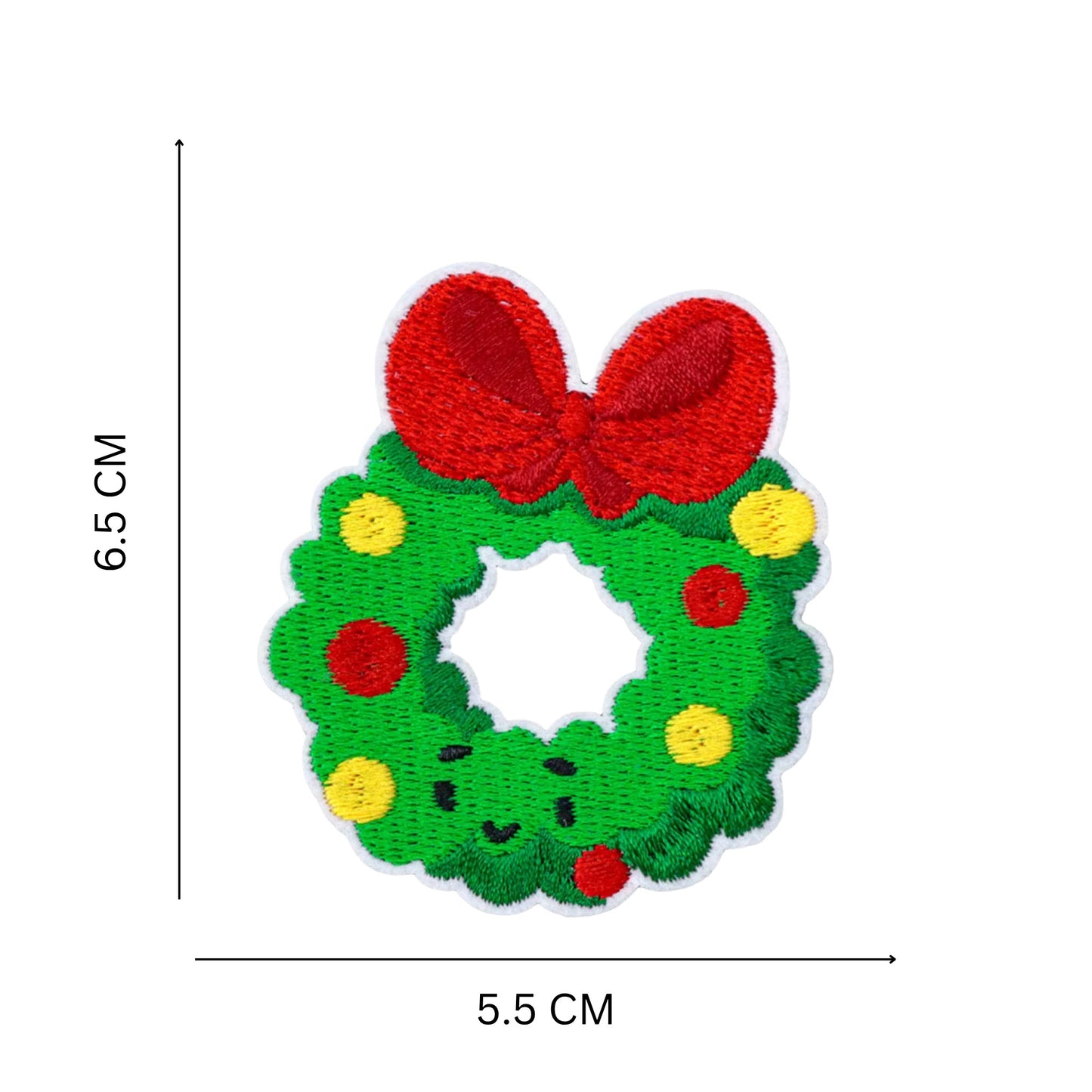Christmas Iron-On Patch Set – Festive Embroidered Collection for Crafts & Holiday Décor