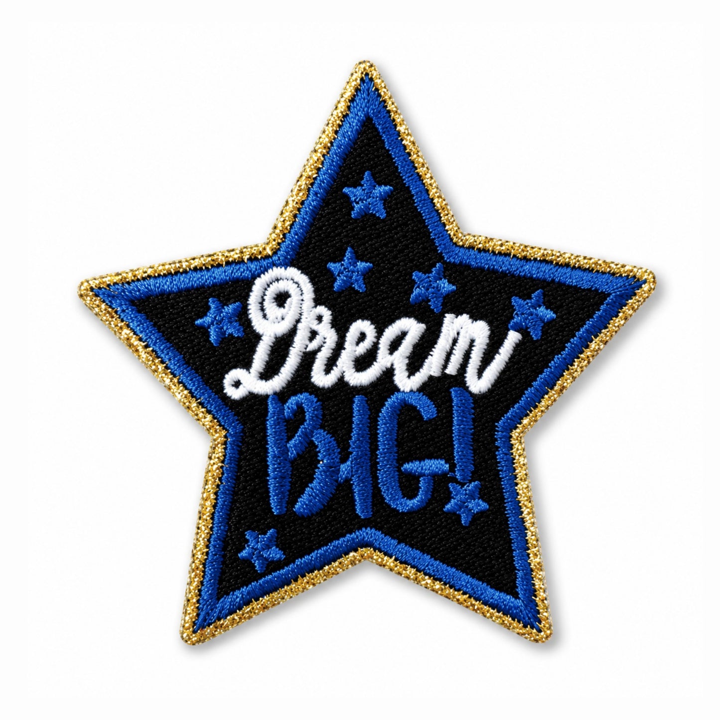 Dream Big Graduation Iron On Patch Set - Blue