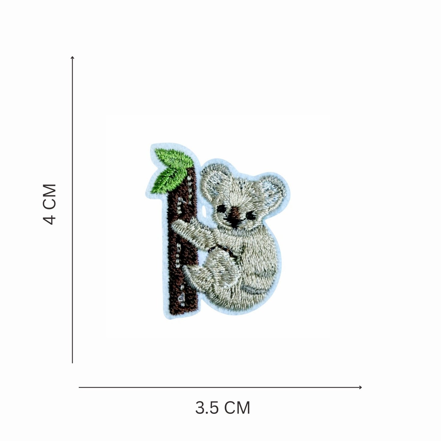 Mini Koala Embroidered Iron On Patch