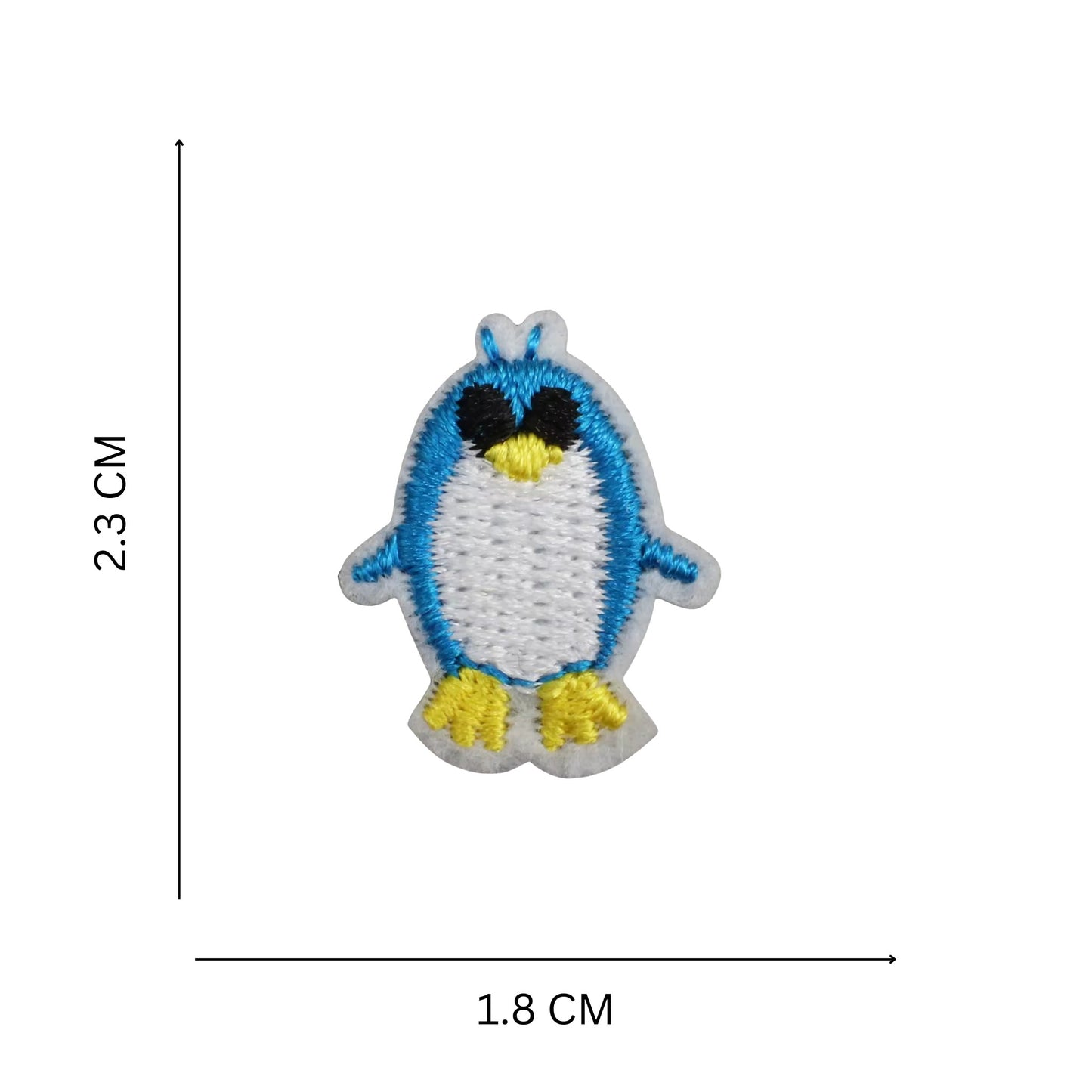 Mini Penguin Embroidered Iron On Patch for Kids Clothing & Accessories