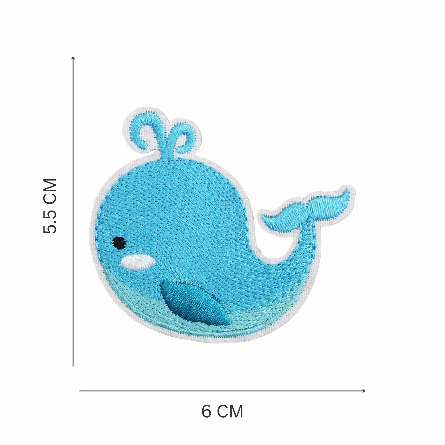 Nursery Dreams Embroidered Iron On Patch Set - Pastel Blue