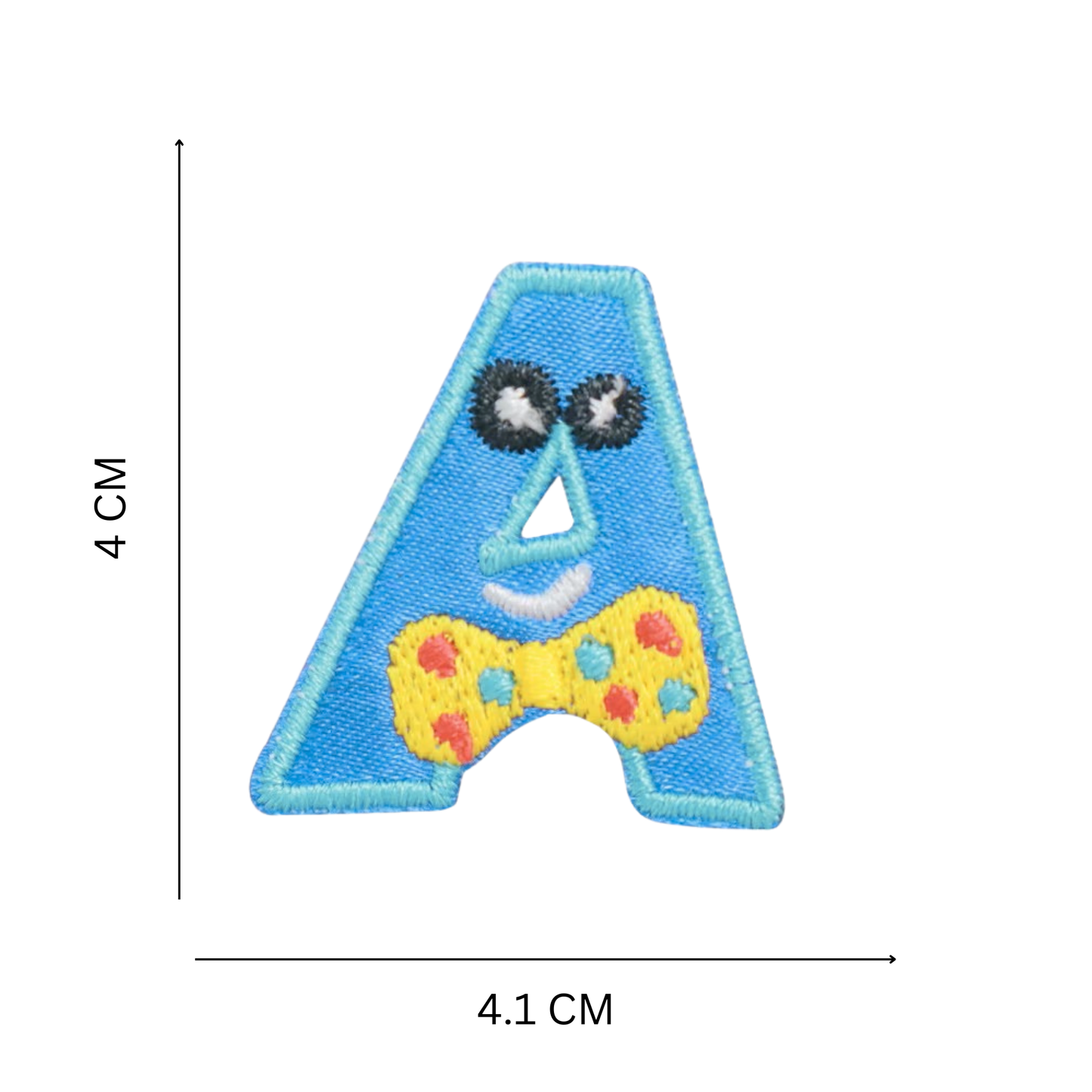 Iron On Cartoon Alphabet Patch Set