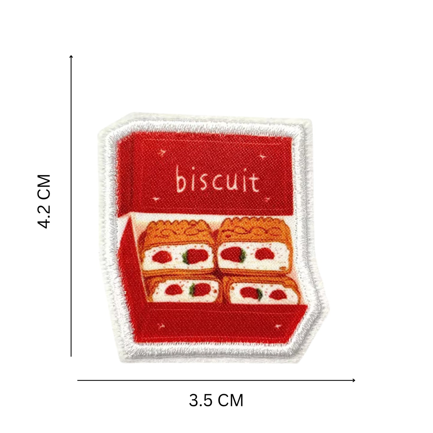 Kawaii Food Iron-On Embroidered Patch