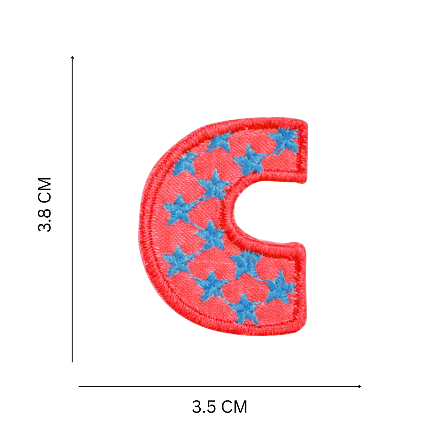 Iron On Cartoon Alphabet Patch Set