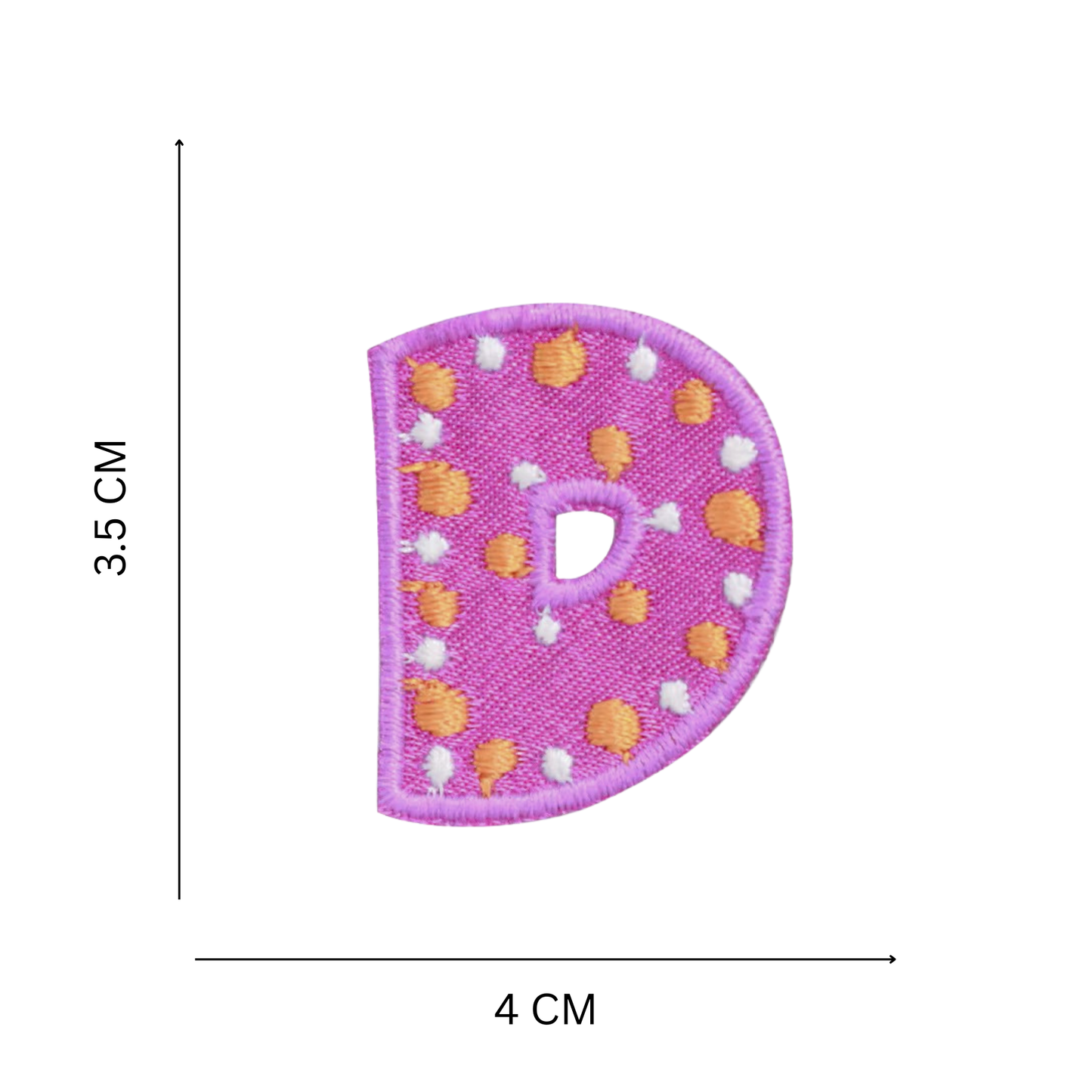 Iron On Cartoon Alphabet Patch Set