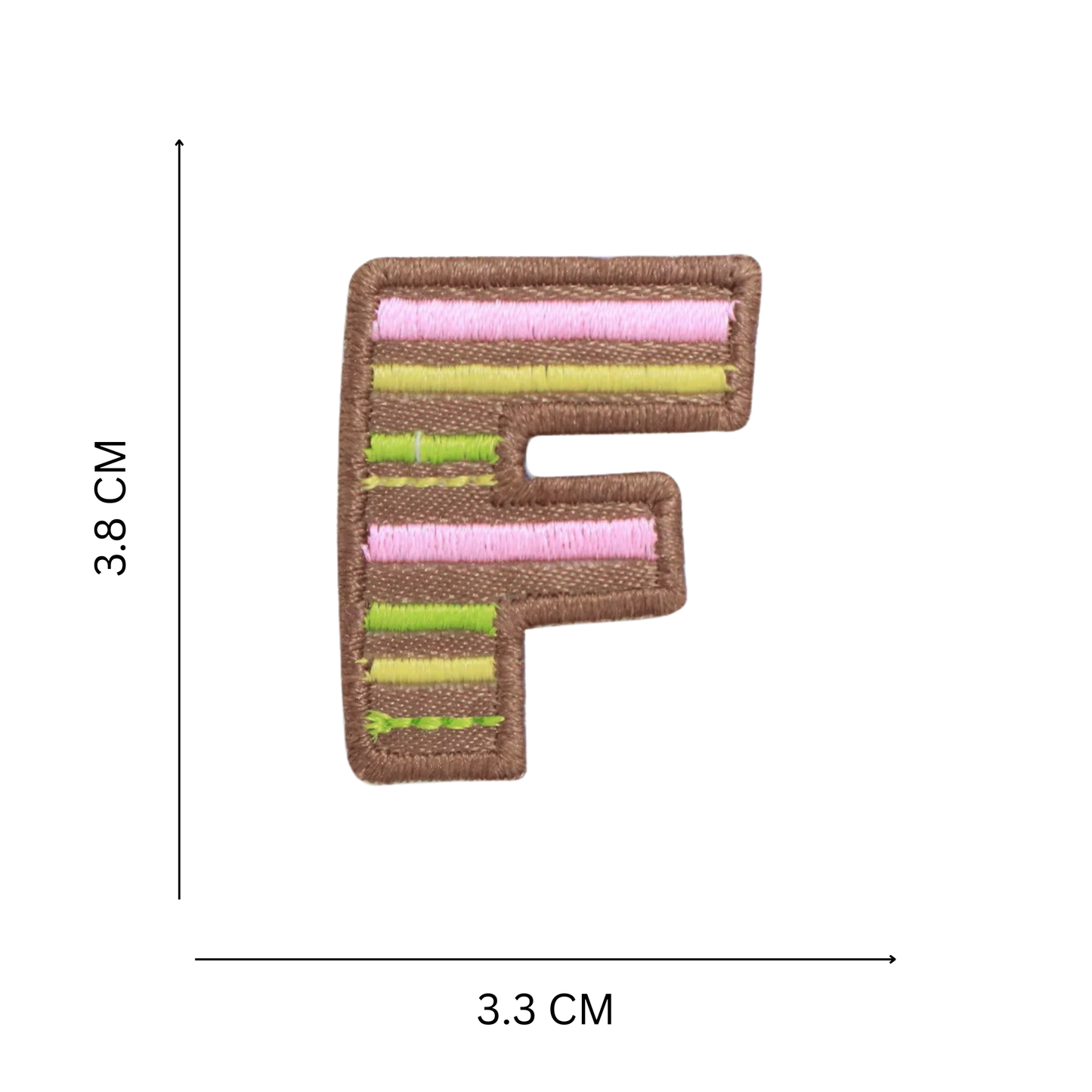 Iron On Cartoon Alphabet Patch Set
