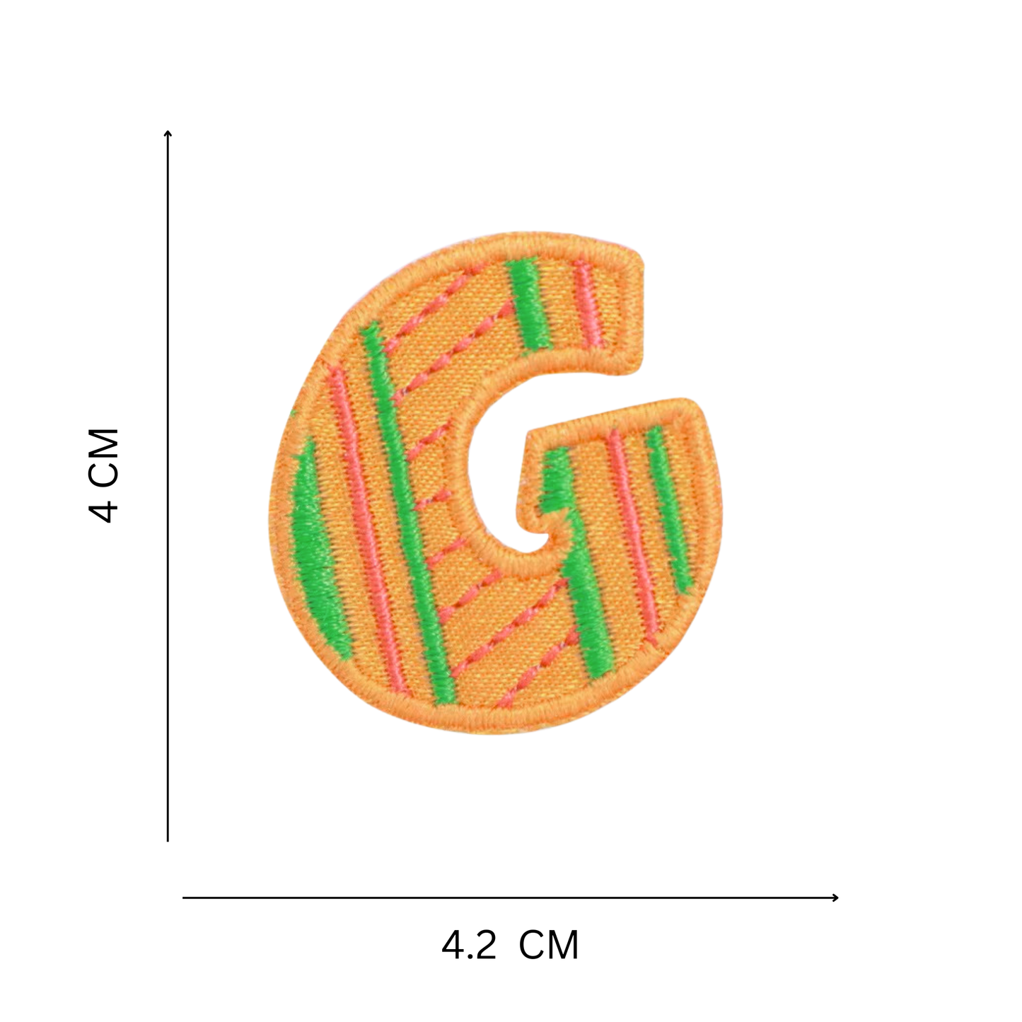 Iron On Cartoon Alphabet Patch Set