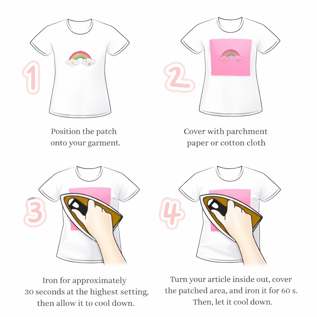 Cherry Embroidered Iron On Patch Fruit Design for Clothing, Bags and Accessories