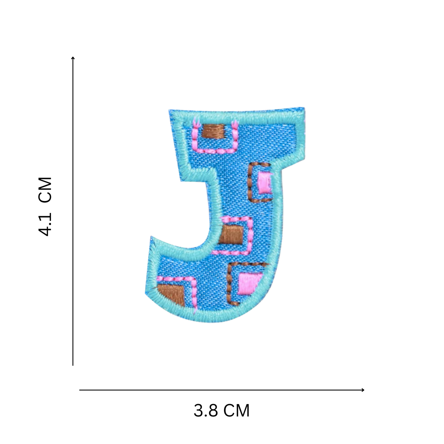 Iron On Cartoon Alphabet Patch Set