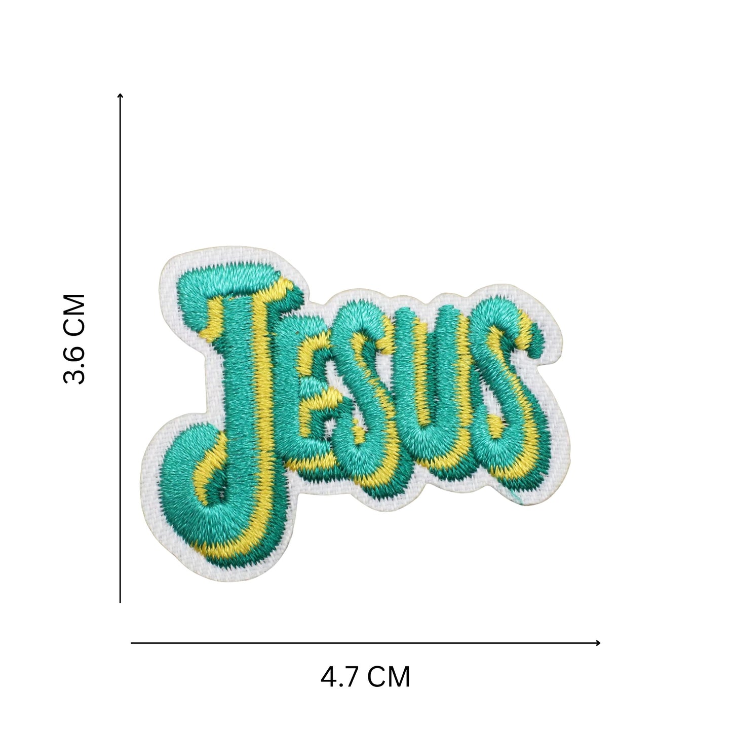 Spring Color Faith Patches – Iron-On Embroidered Scripture Words for Apparel & Gifts