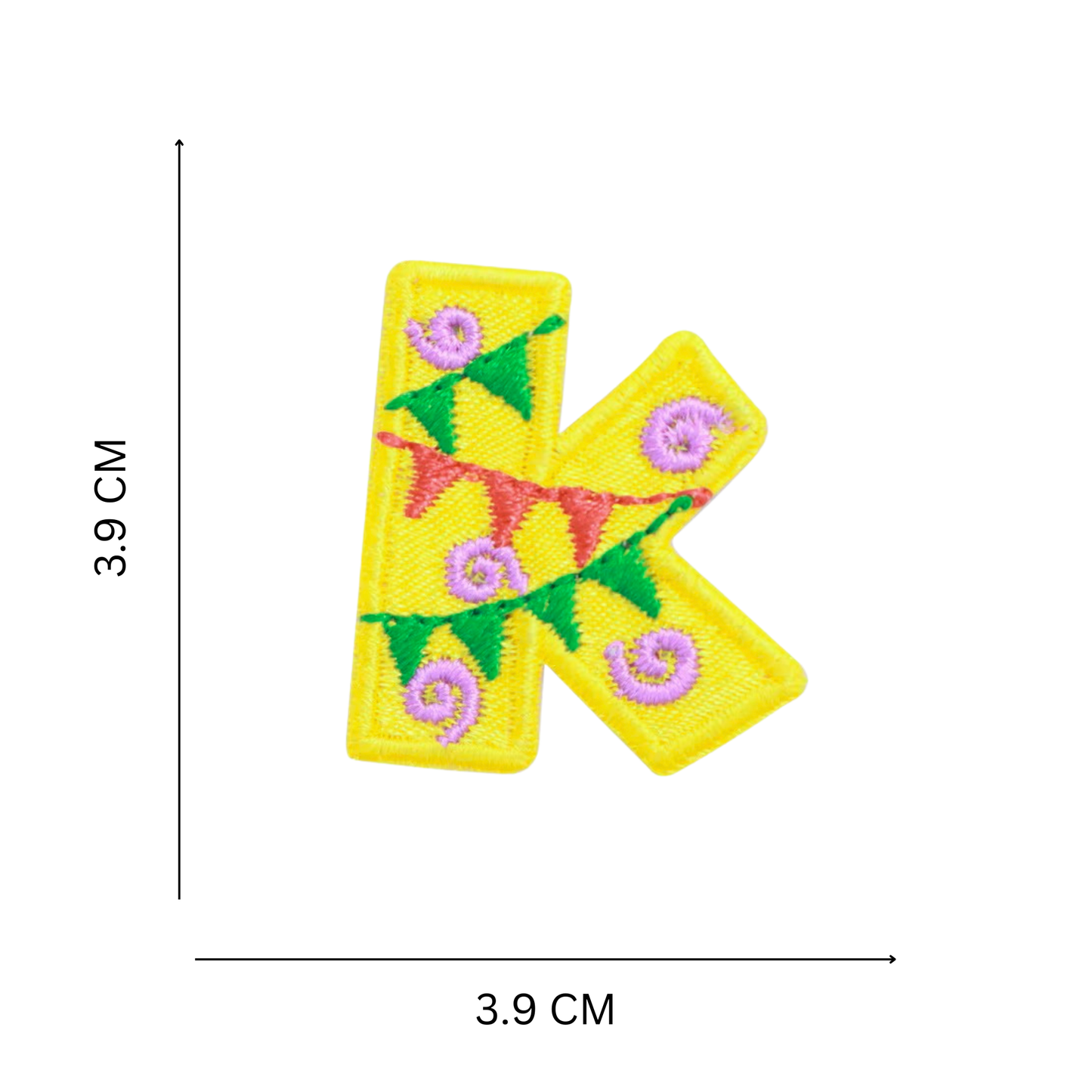 Iron On Cartoon Alphabet Patch Set