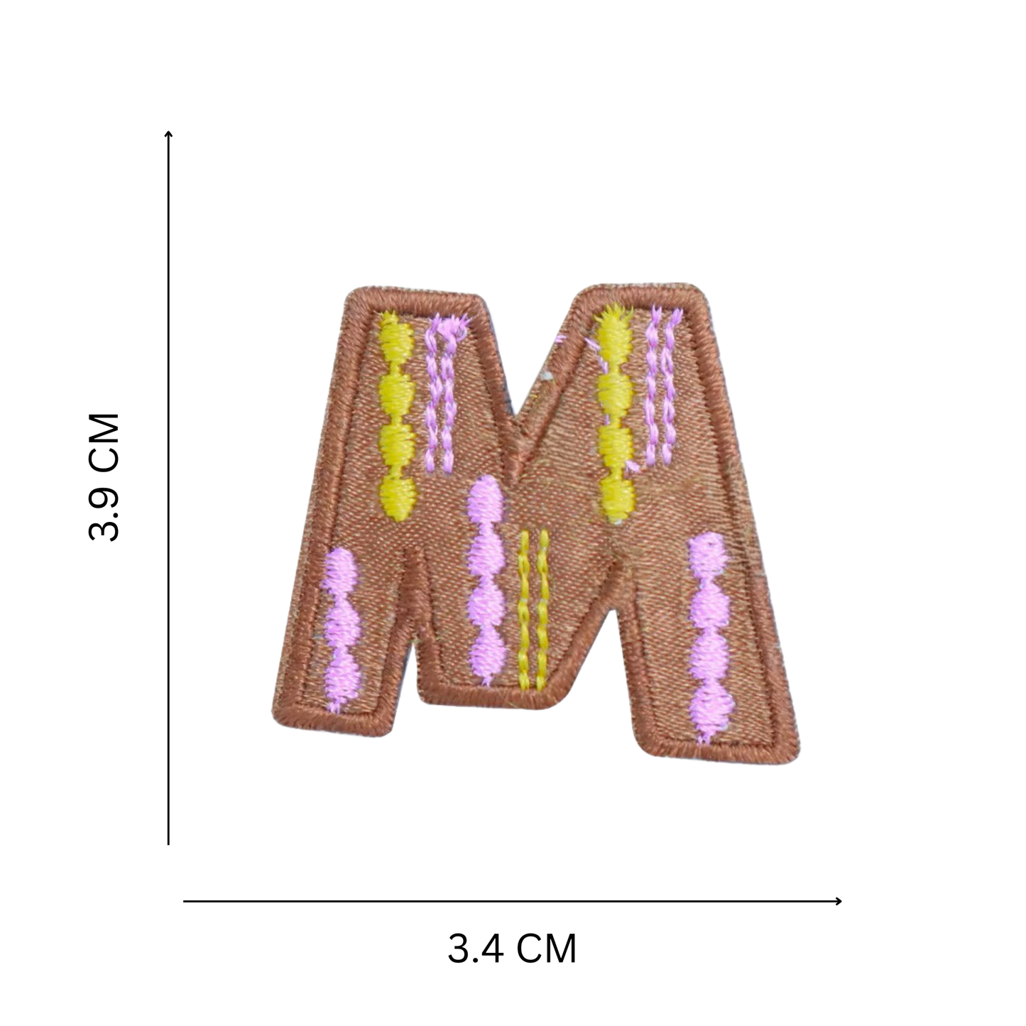 Iron On Cartoon Alphabet Patch Set