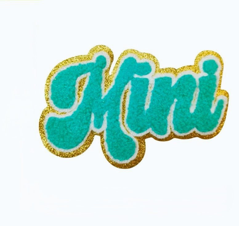 Iron-On/Sew On Chenille Patch - Mama & Mini