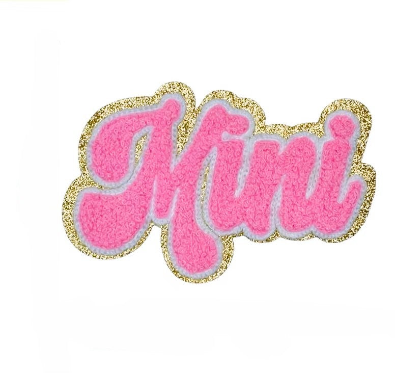 Iron-On/Sew On Chenille Patch - Mama & Mini