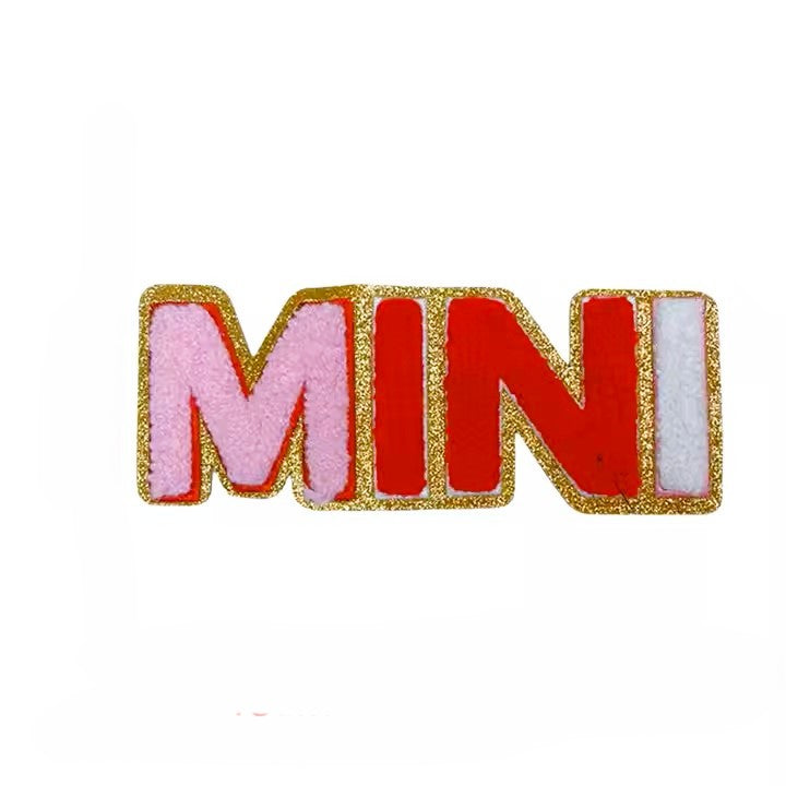 Iron-On/Sew On Chenille Patch - Mama & Mini