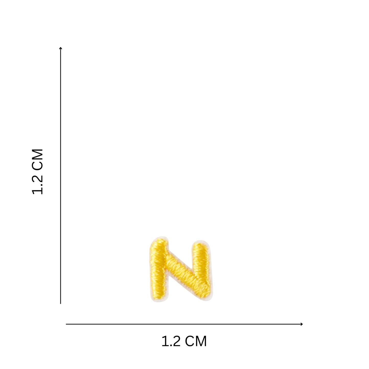 Mini Colorful Embroidered Alphabet Patches (A–Z, 1.2 cm Height) – Iron-On, Perfect For Adding A Playful & Personalized Touch To Your Shoes, Caps, Backpacks, Pouches, T-shirts, Jackets & Other Small Accessories.