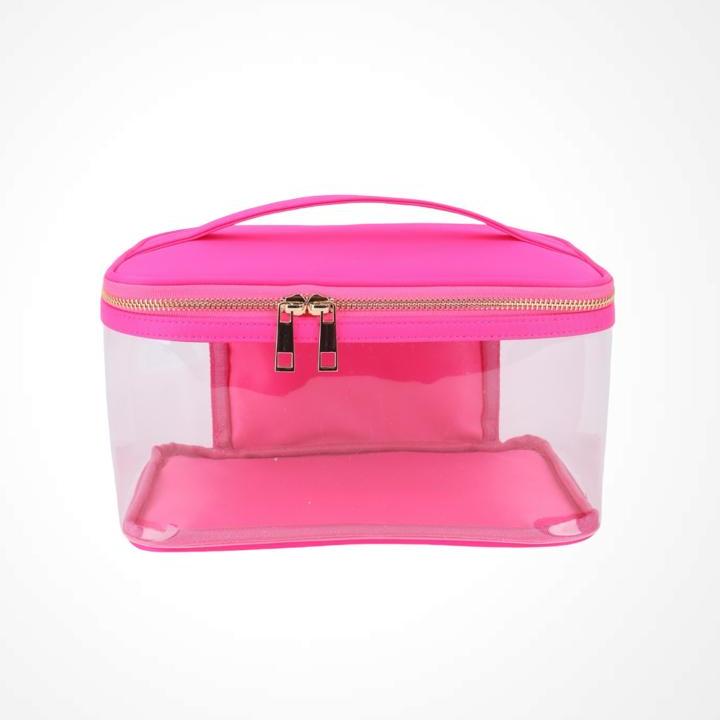 Personalizable Tall Multi-Purpose Clear Pouch – Stylish, Functional, and Customizable with Our Patches and Fun Details