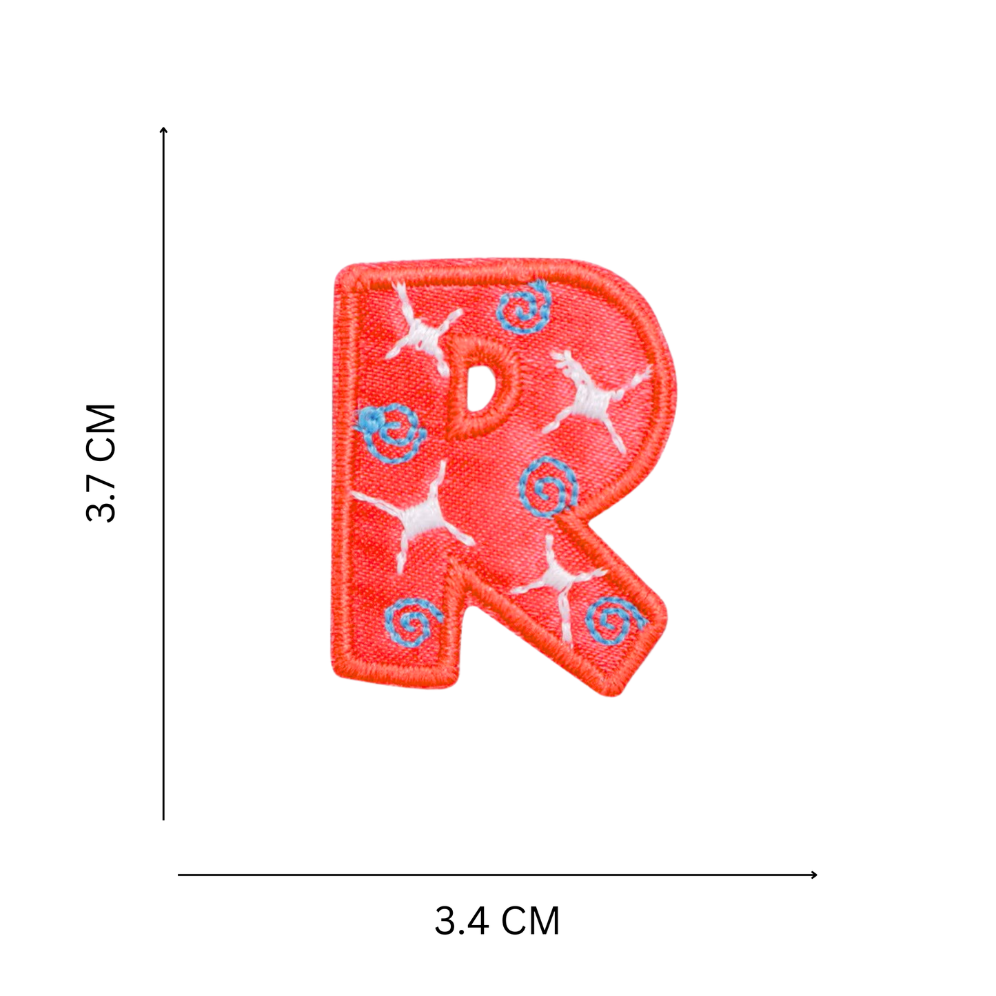 Iron On Cartoon Alphabet Patch Set
