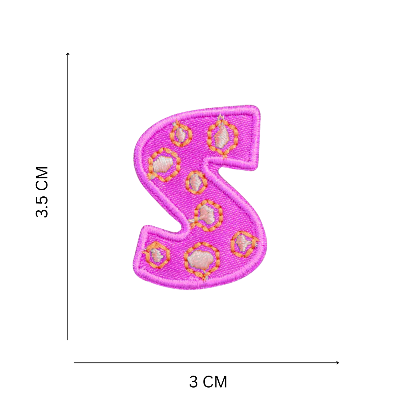 Iron On Cartoon Alphabet Patch Set