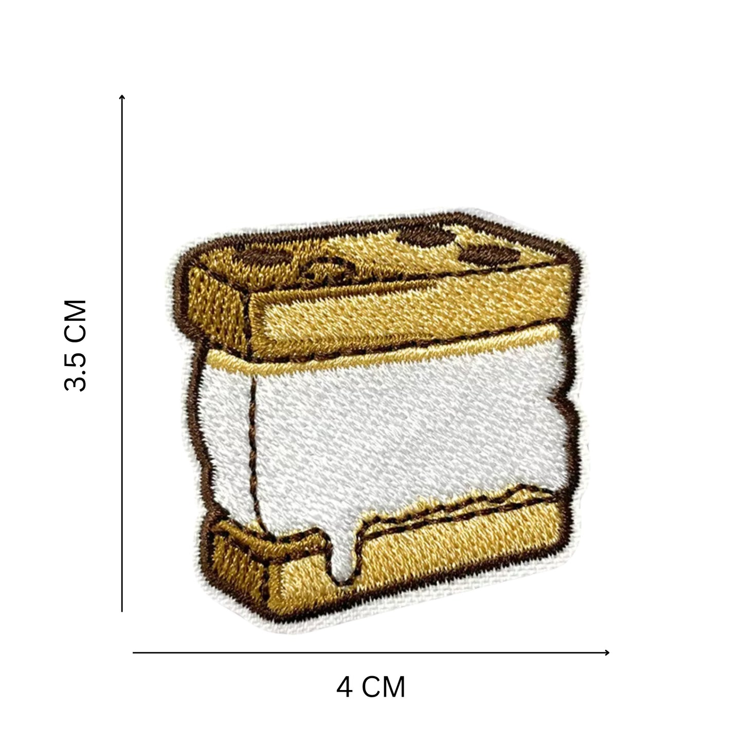 Kawaii Food Iron-On Embroidered Patch
