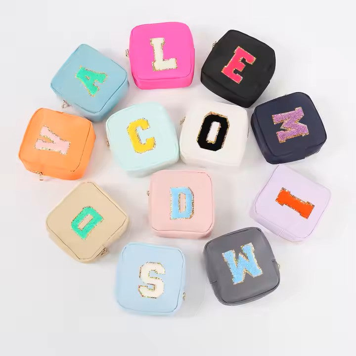 Small Pouch – Perfect for Organizing Small Essentials, Personalizable with Patches and Fun Details