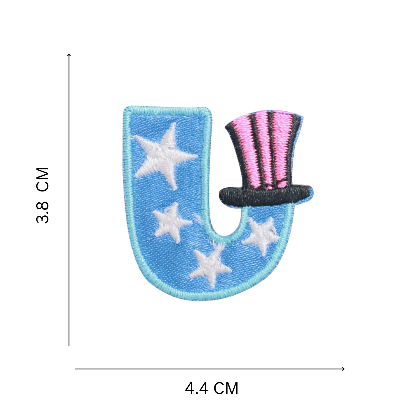 Iron On Cartoon Alphabet Patch Set