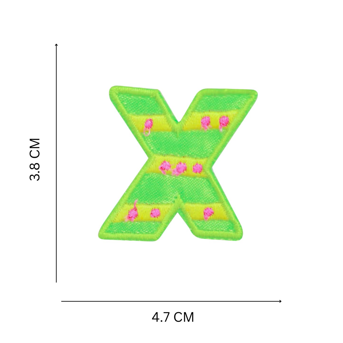 Iron On Cartoon Alphabet Patch Set