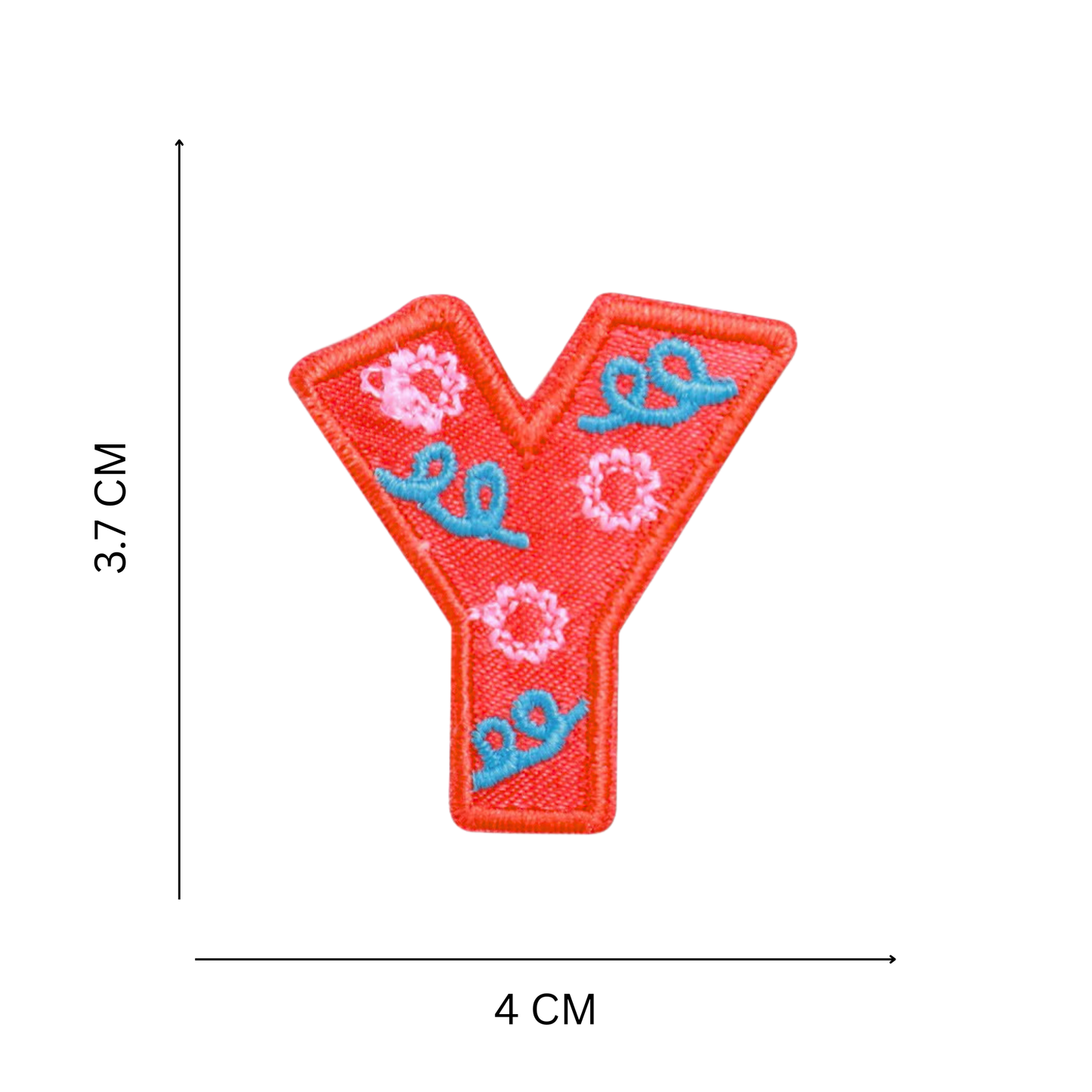 Iron On Cartoon Alphabet Patch Set